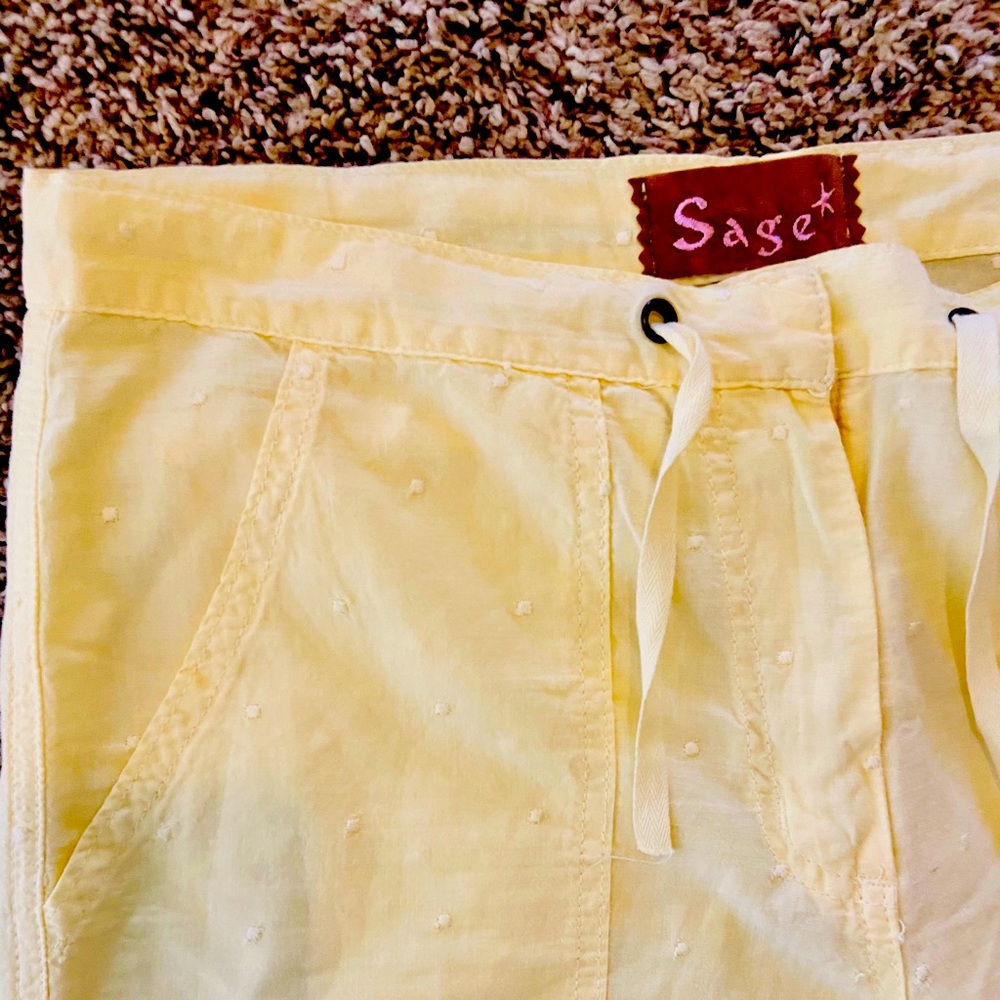 Anthropologie Butter Eyelet Pants 🦋